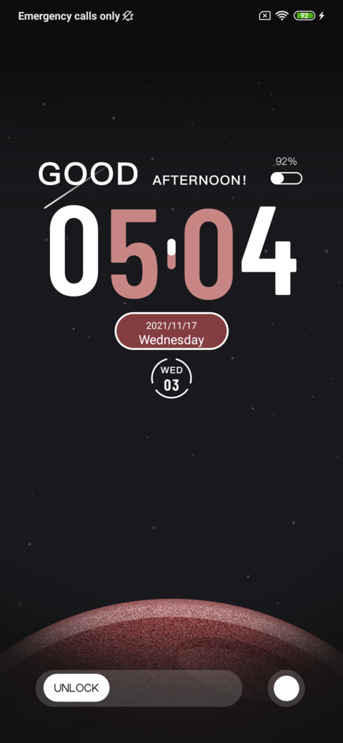 Dynamic planet screenshot