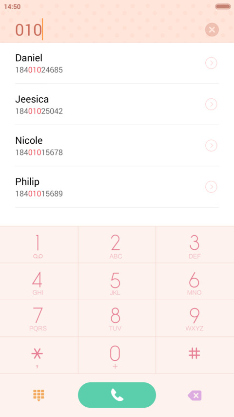MIUI 7-Pink Blush screenshot