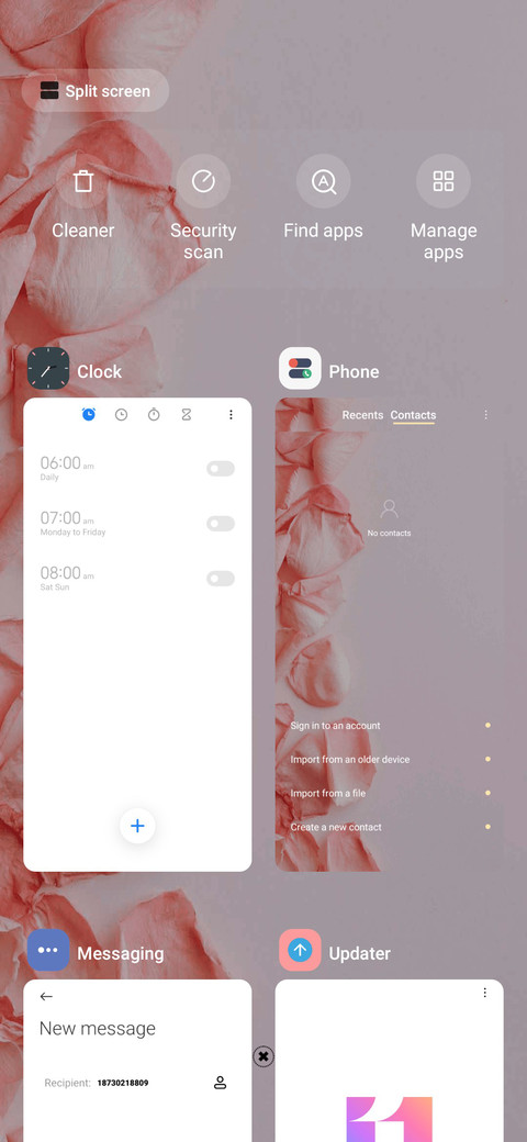 Literary flower screenshot
