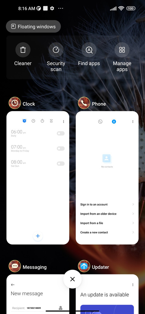 fire dandelion screenshot