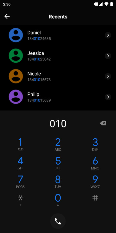 Pixel Q Dark v10 screenshot
