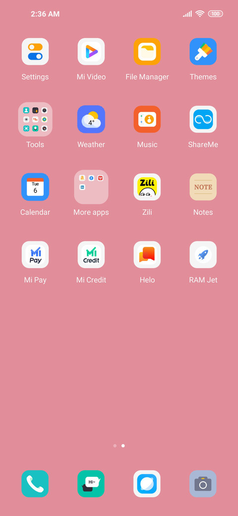 Bright green screenshot