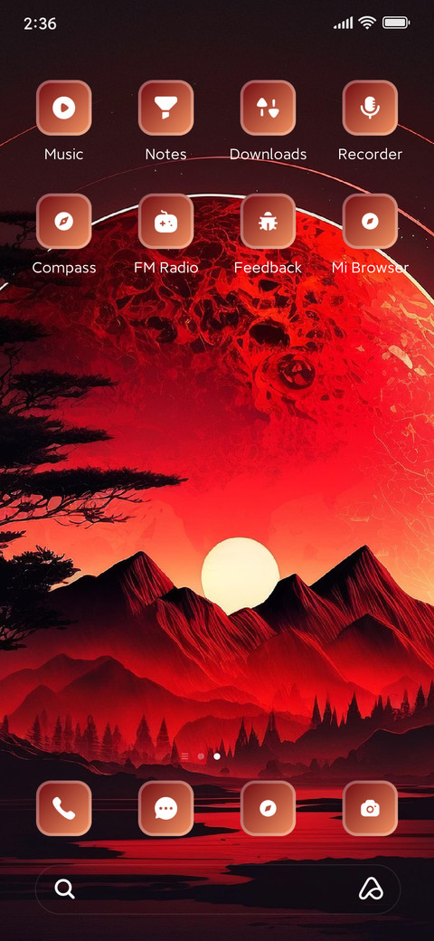 Red Scene screenshot