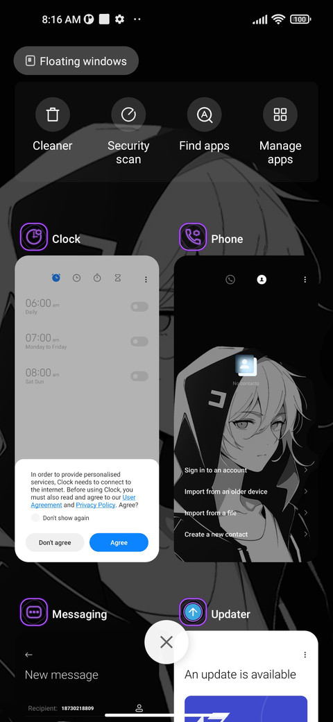 Black rainy day screenshot