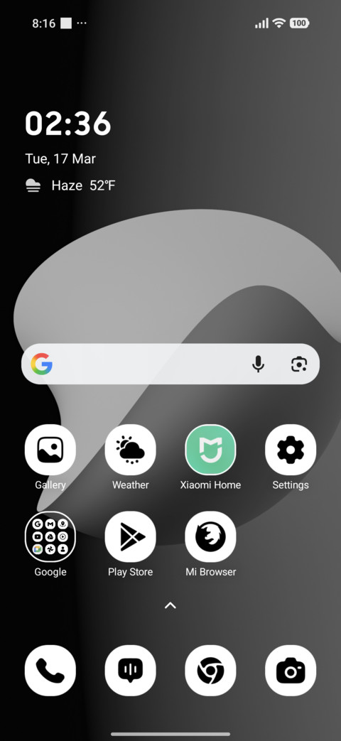Minimal Apple screenshot