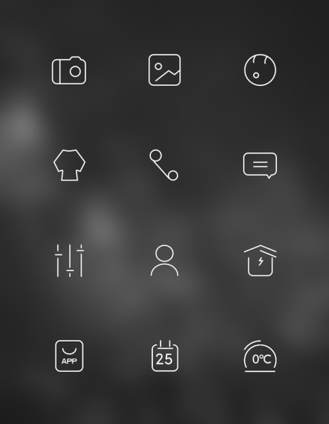 Starry black screenshot