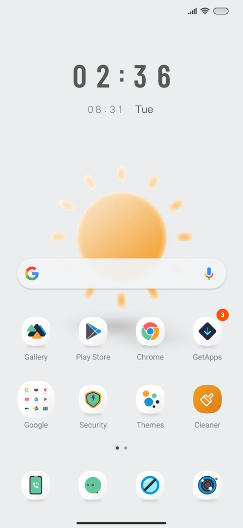 Weather mood screenshot