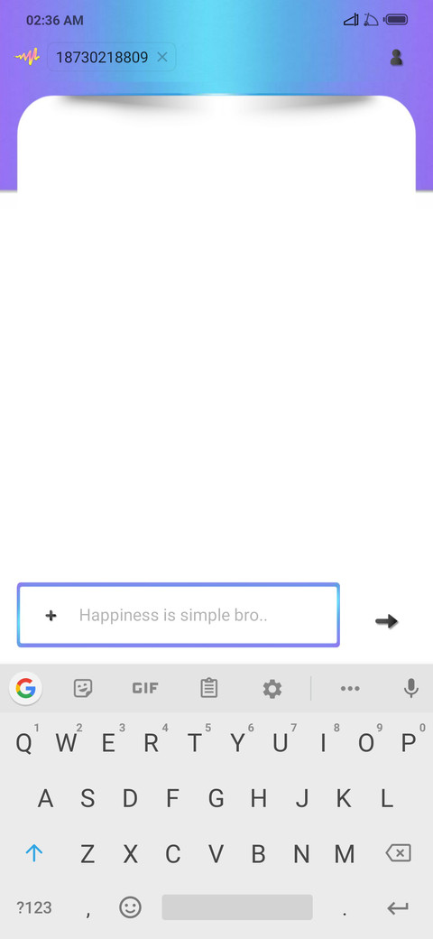 White Gradient V11 screenshot