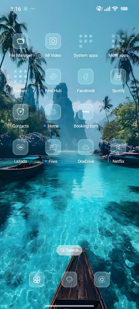 Blue screenshot