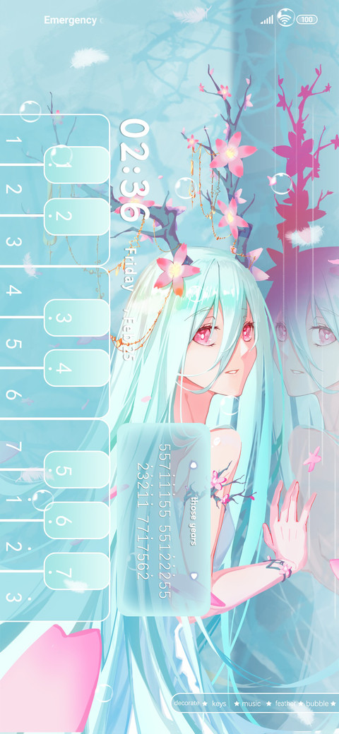 PianoGreenFlowers screenshot