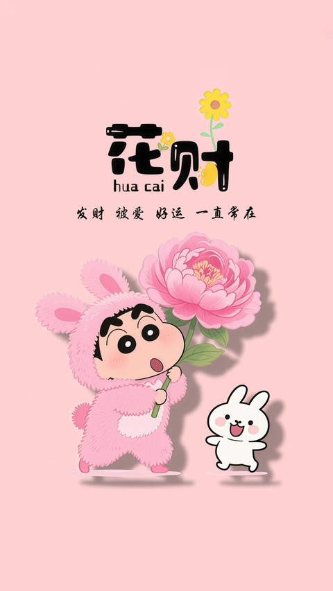 可爱卡通文字壁纸-锐景创意 screenshot