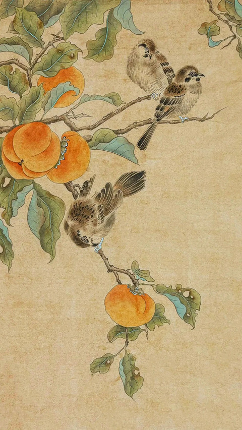国风花鸟壁纸-锐景创意 screenshot