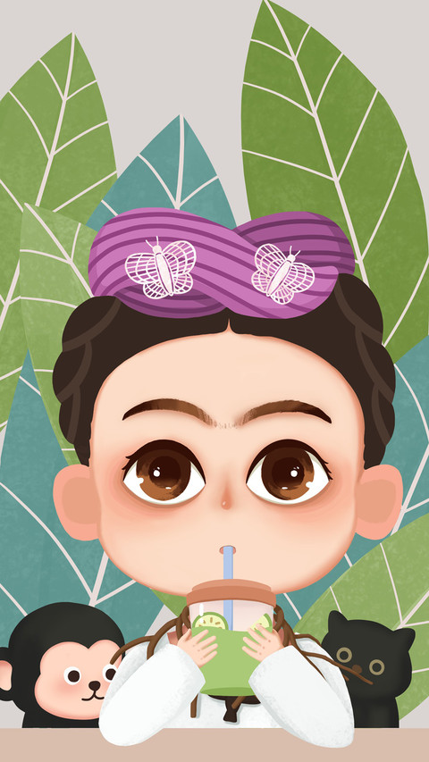 Self portrait of Frieda screenshot