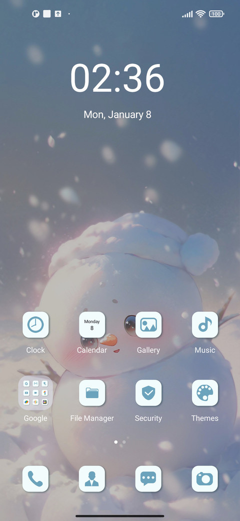 Cute Snowman screenshot