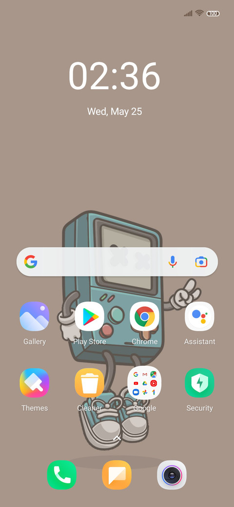 Trend game console screenshot