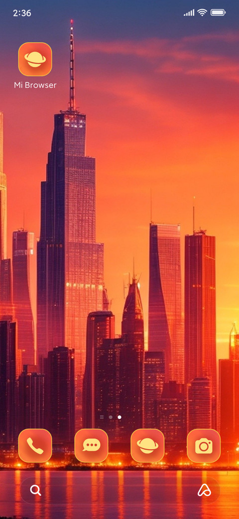 building sunset screenshot