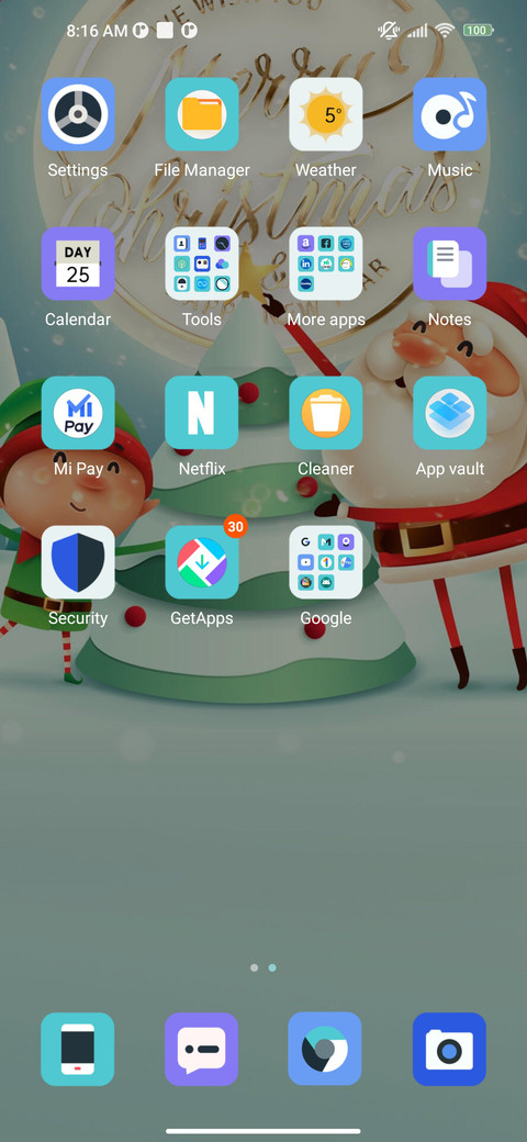 Christmas tree screenshot