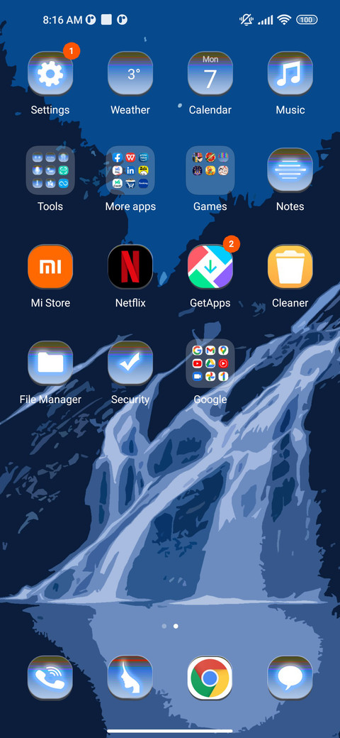 Waterfall_Night screenshot