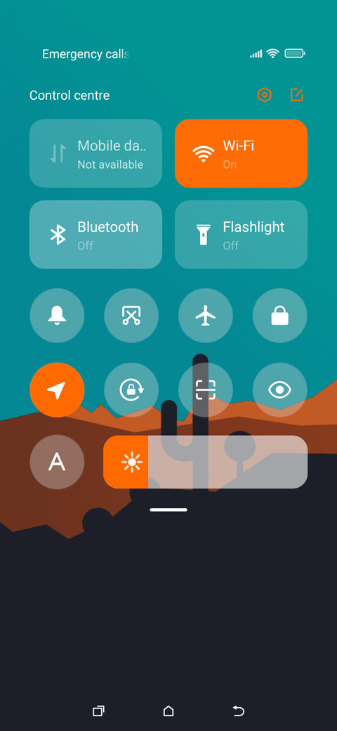 Orange screenshot