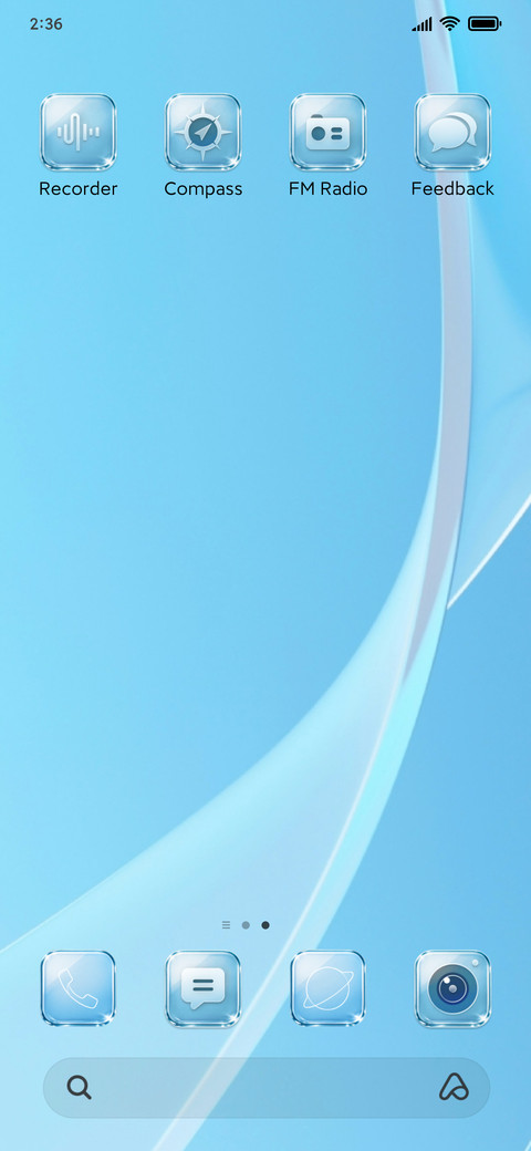 Blue Glass VK screenshot