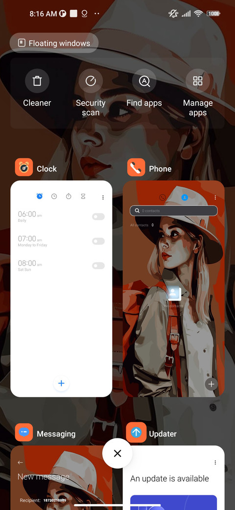 Backpack girl screenshot