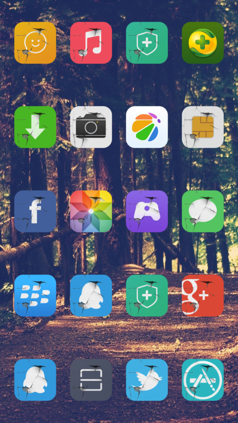 iOS retak screenshot