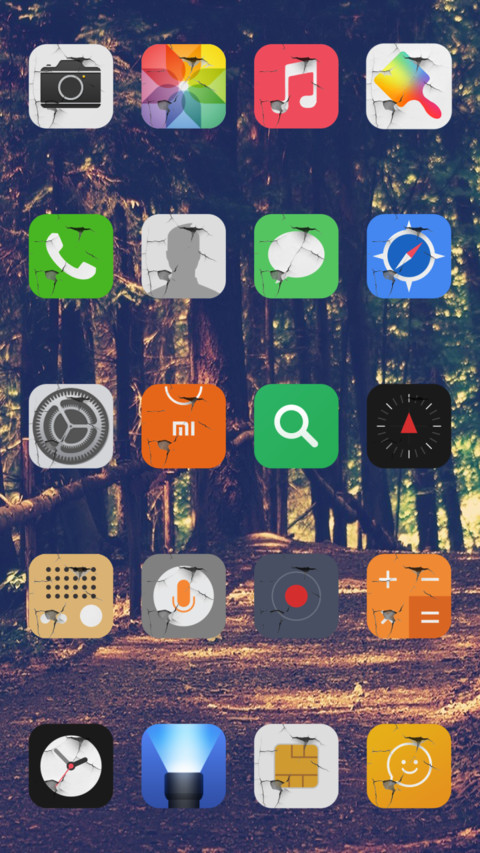 iOS retak screenshot