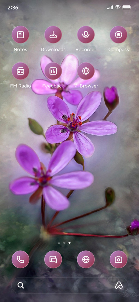Violet Flower screenshot