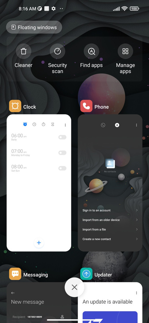 Carving planets screenshot