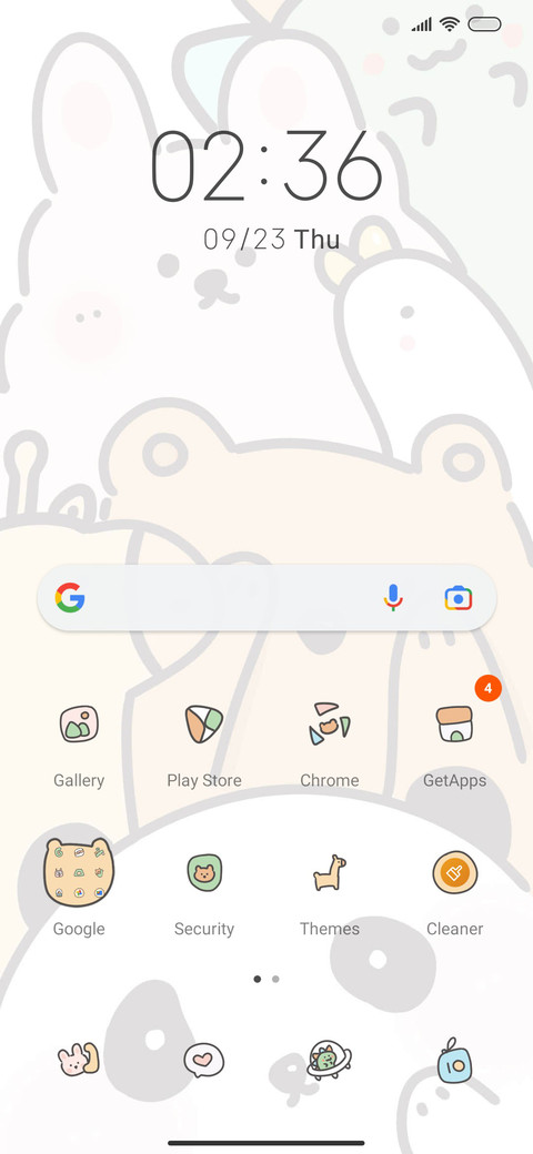 Minimalist zoo screenshot