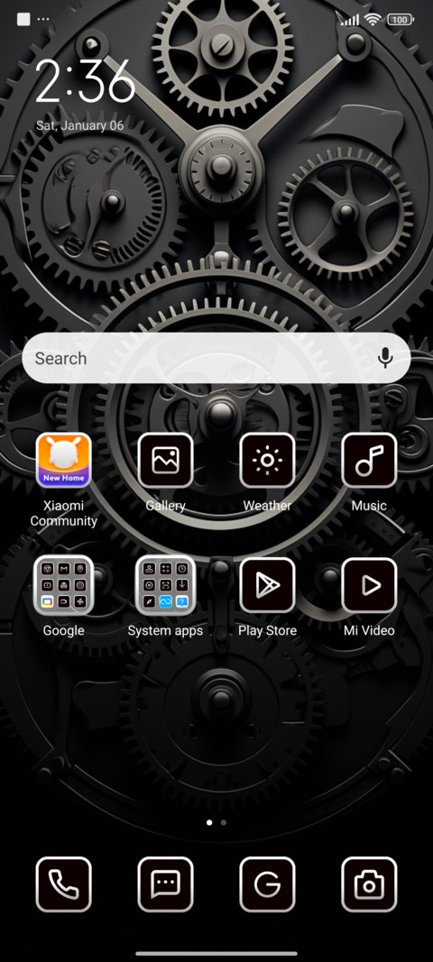 Machine screenshot