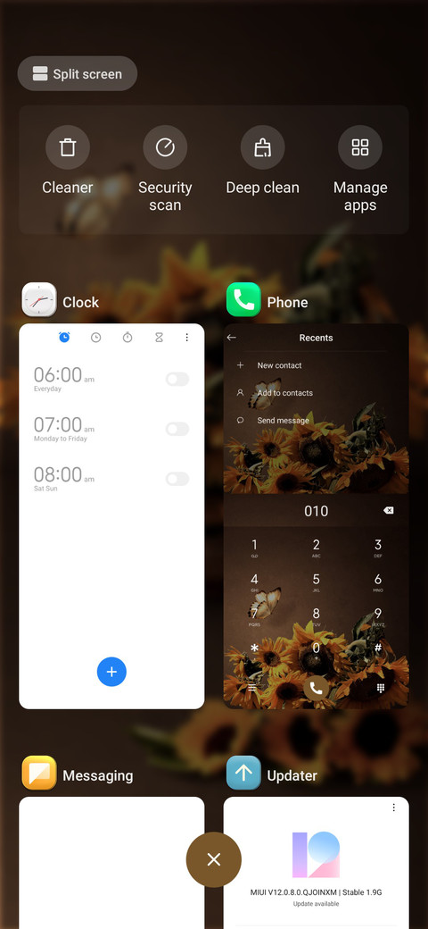 Golden sunflower screenshot