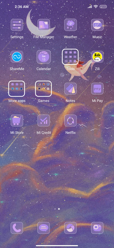 Falling stars screenshot