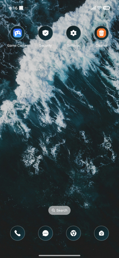 Water Blue screenshot