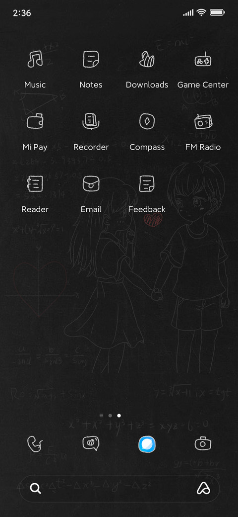 Love blackboard screenshot