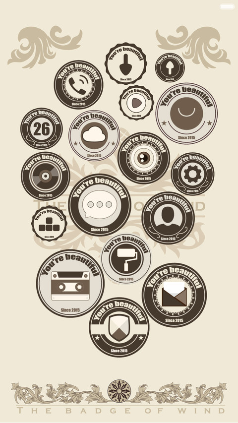 Badge screenshot