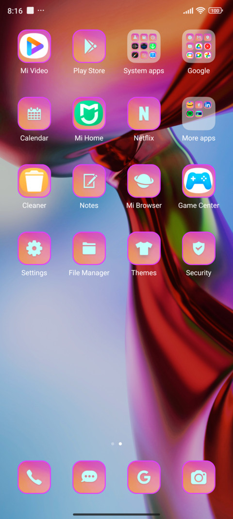 abstract glass screenshot