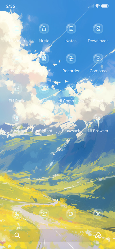 Oil painting sky screenshot