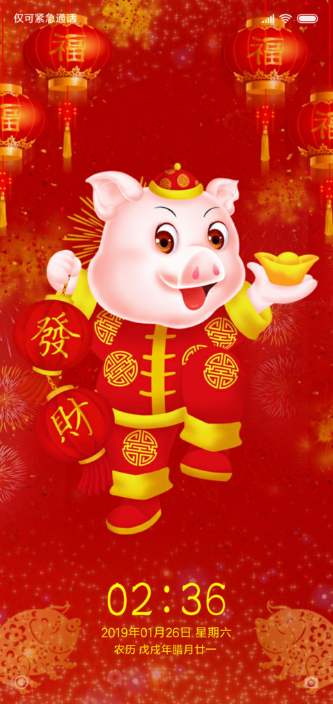 金猪贺岁新年好 screenshot