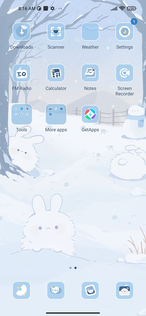 Winter rabbit screenshot