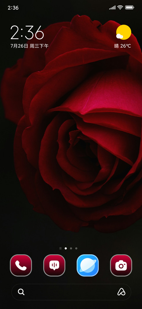 Single Red Rose screenshot