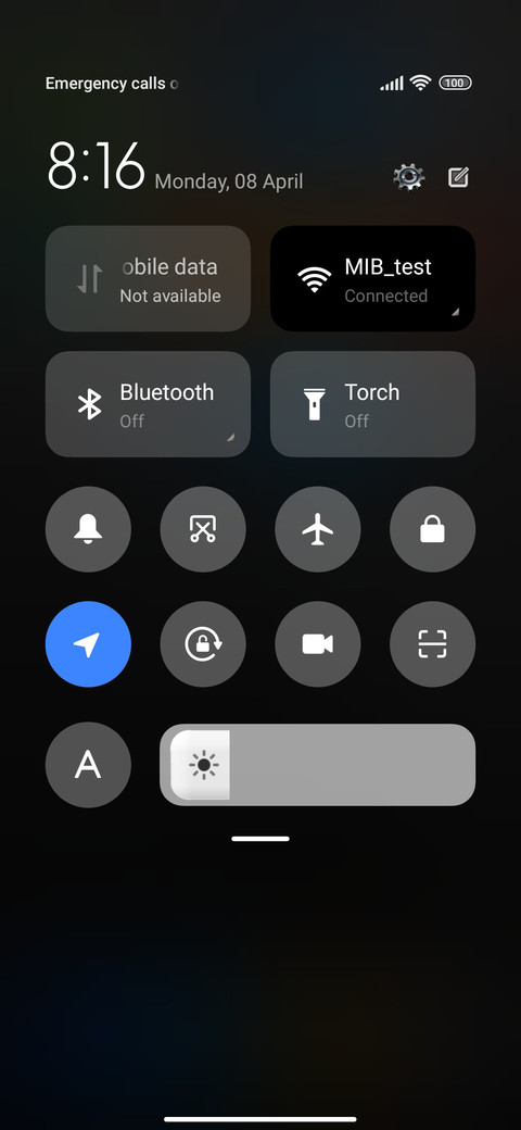 Black car screenshot