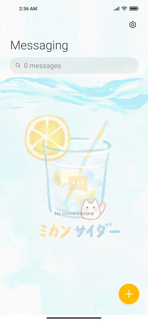 Summer orange soda screenshot