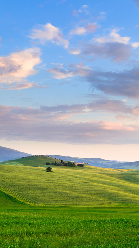 Sunset Tuscany Landscape, Toscana, Italy screenshot