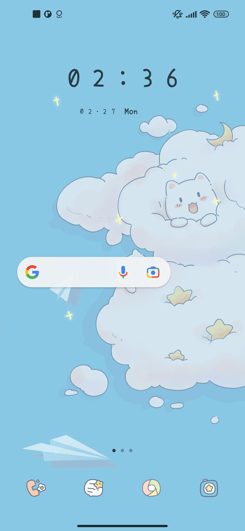 Cat on the cloud screenshot