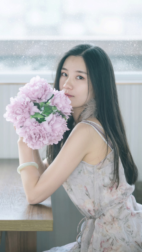 鲜花美女-站酷 screenshot