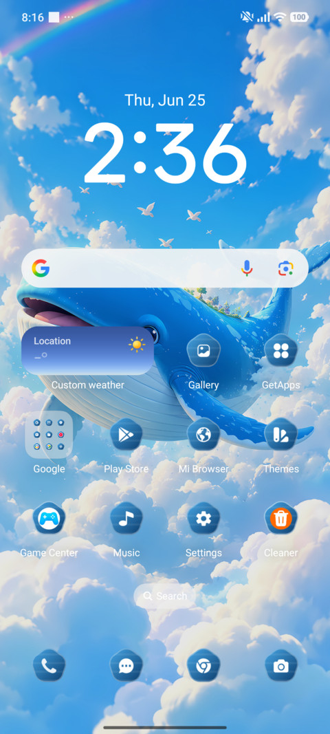Cloud Whale screenshot