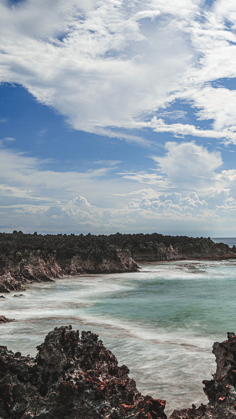 The sea erosion landform of canbo cape screenshot