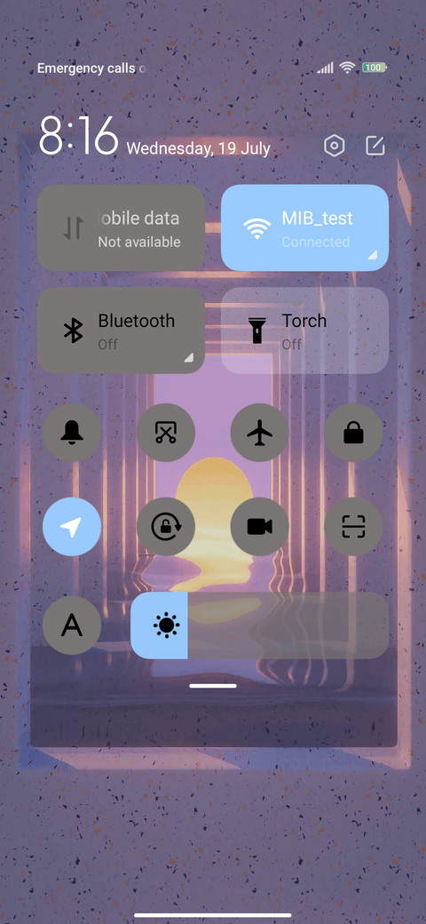 Sunset maze screenshot