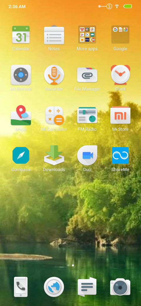 Morning screenshot